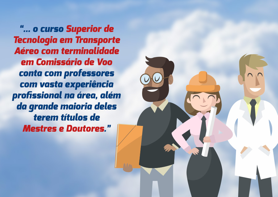 curso superior de tecnologia em transporte aéreo corpo docente de mestres e doutores