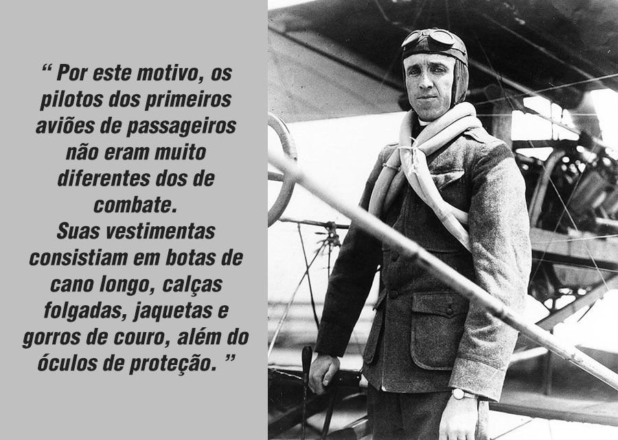 A história por trás dos uniformes de pilotos e comissários