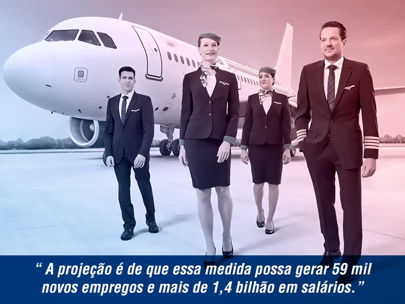 novos salarios para aviacao