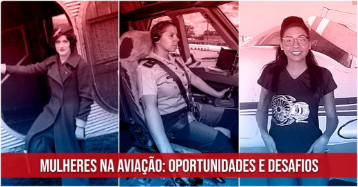 mulheres na aviação