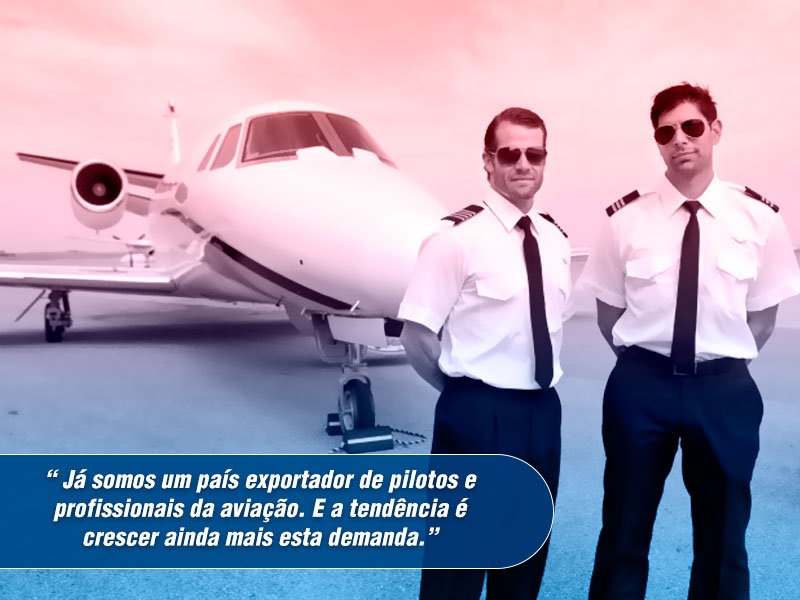 pilotos de aeronaves em frente a avião