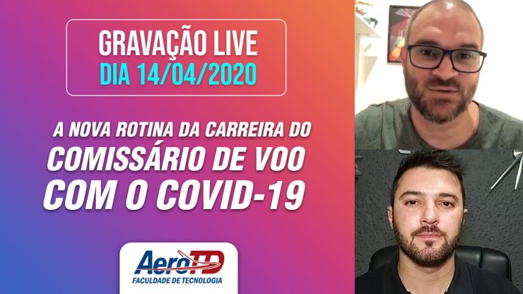 a nova rotina da carreira do comissário de voo com o covid-19