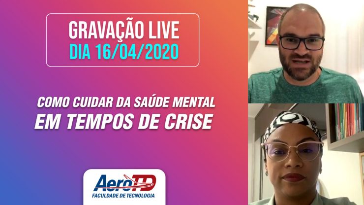 capa gravação da live do dia 16 de abril de 2020 pelo instagram