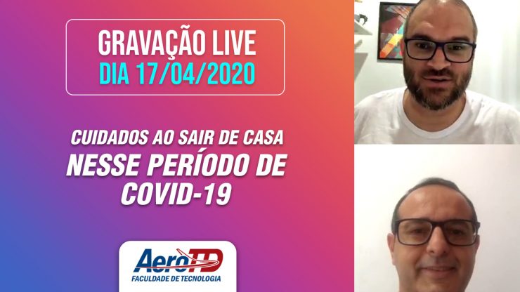 gravação da LIVE do dia 17 de abril de 2020 pelo Instagram