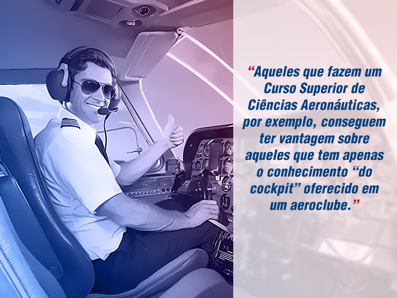 piloto de aeronave em cockpit