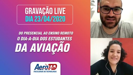 capa gravação live dia 23 de abril 2020 aerotd