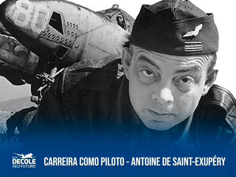 Antoine-de-Saint-Exupéry-carreira-como-piloto-de-avião