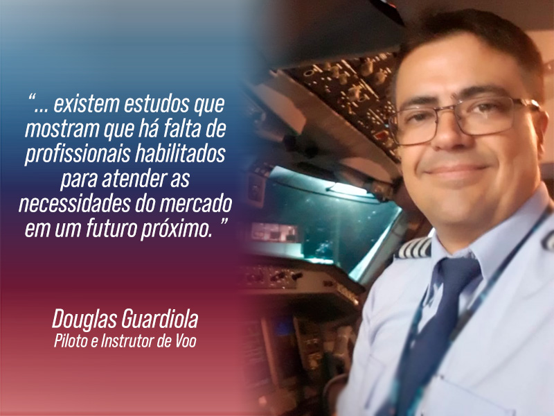 Douglas Guardiola - Piloto e Instrutor de Voo